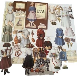 American girl doll Kristen Larson, missy dog paper cut outs 2 sets